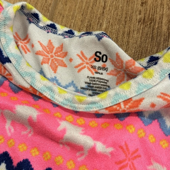 Lot of 2 winter pjs with adorable prints! Sz 6 - Picture 4 of 7